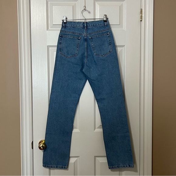 [NWT] APC Jean Standard Blue Clair Slim Straight High Rise Denim Jeans - Sz 25 - Picture 7 of 15